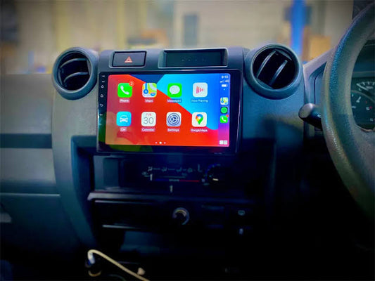 TOYOTA LAND CRUISER 70 SERIES (2007 - 2023) 10" MULTIMEDIA SYSTEM WITH WIRELESS APPLE CARPLAY & ANDROID AUTO