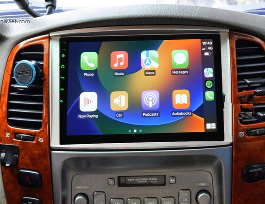 TOYOTA LAND CRUISER 100 SERIES (1998 - 2007) 10" MULTIMEDIA SYSTEM WITH WIRELESS APPLE CARPLAY & ANDROID AUTO
