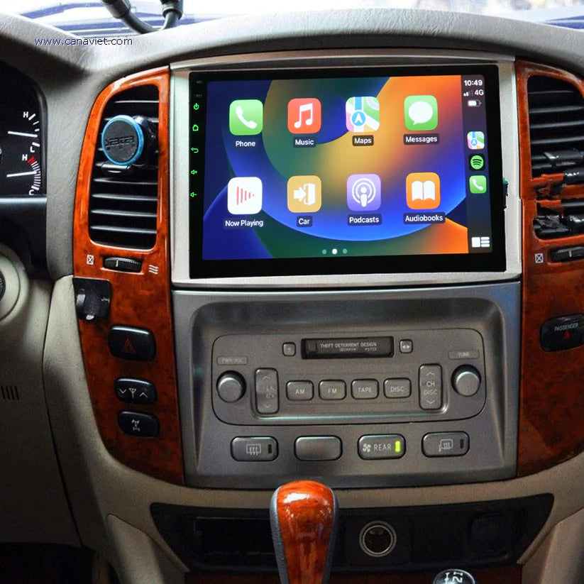 TOYOTA LAND CRUISER 100 SERIES (1998 - 2007) 10" MULTIMEDIA SYSTEM WITH WIRELESS APPLE CARPLAY & ANDROID AUTO