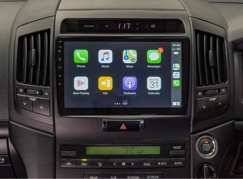 TOYOTA LAND CRUISER 200 GX, GXL & VX (2007 - 2015) 10" MULTIMEDIA SYSTEM WITH WIRELESS APPLE CARPLAY & ANDROID AUTO