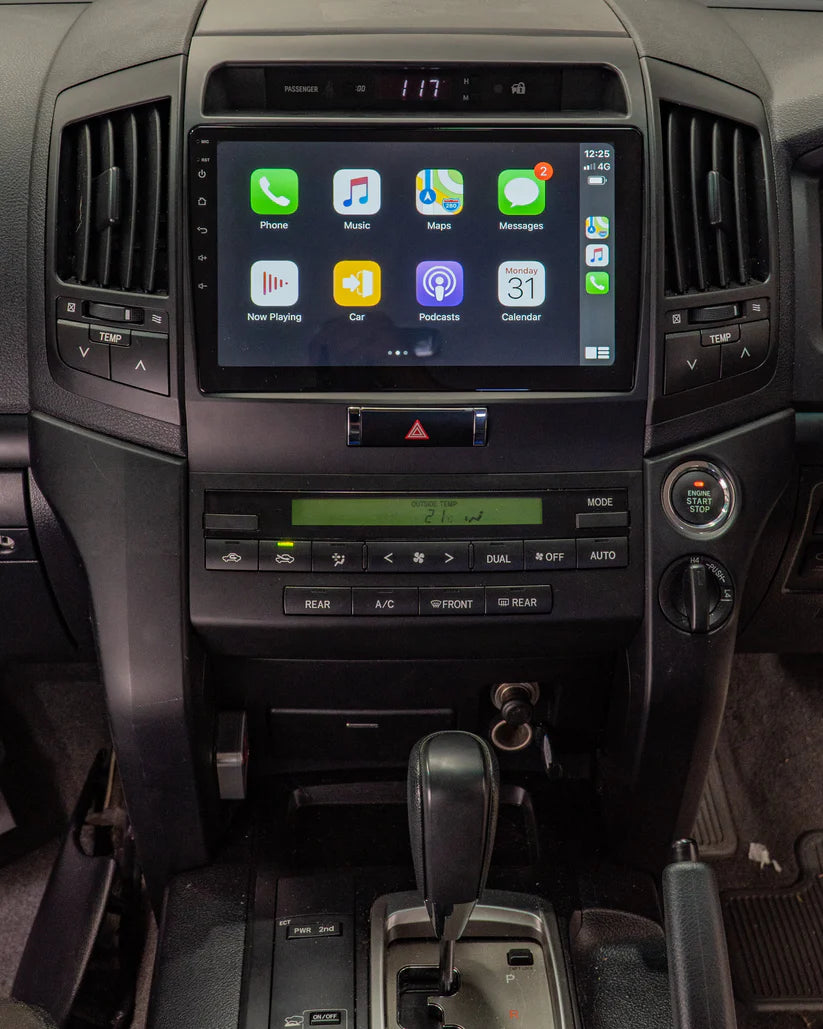 TOYOTA LAND CRUISER 200 GX, GXL & VX (2007 - 2015) 10" MULTIMEDIA SYSTEM WITH WIRELESS APPLE CARPLAY & ANDROID AUTO