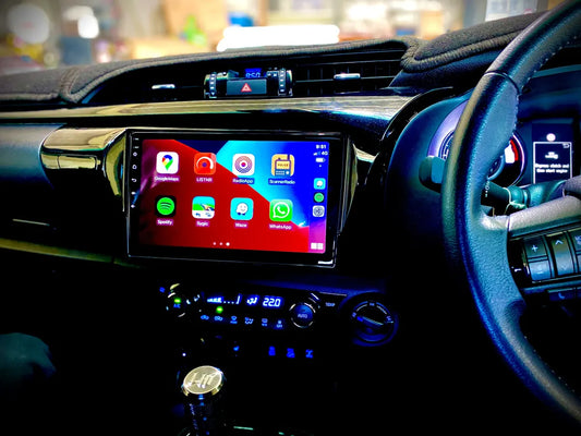 TOYOTA HILUX N80 (2015 - 2023) 10" MULTIMEDIA SYSTEM WITH WIRELESS APPLE CARPLAY & ANDROID AUTO